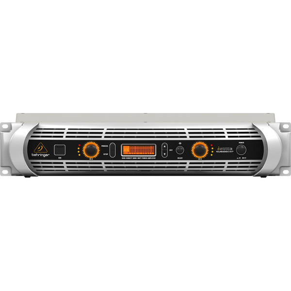 Behringer iNUKE NU6000DSP Power Amp - Front View