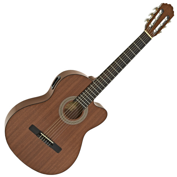 DISC Greg Bennett CNG-1CE Electro Classical Guitar, Mahogany at