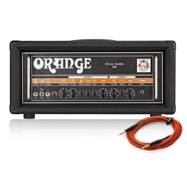 Orange Dual Dark 100 Watt Dual Channel Amplifier + Free Cable