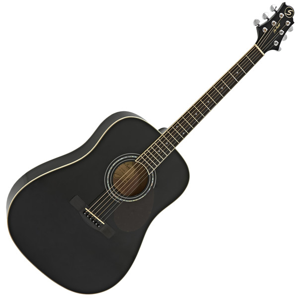 Greg Bennett D-5 Acoustic Guitar, Black