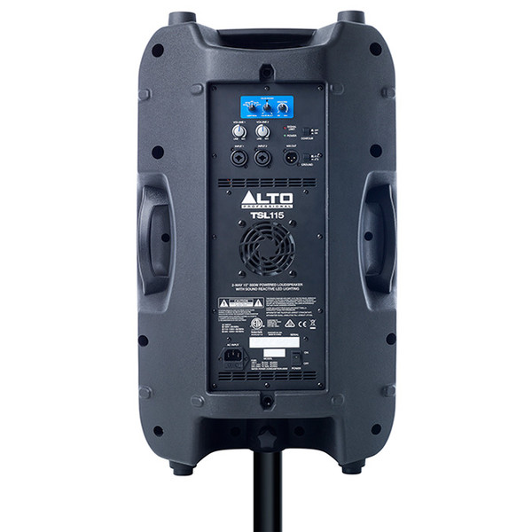 Alto TSL115 Active Speaker with Circular LED Array - Rear View