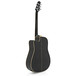 Greg Bennett D-4CE Electro Acoustic Guitar, Trans Black