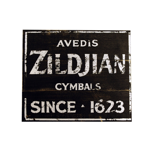 Zildjian Vintage Factory Wooden Sign