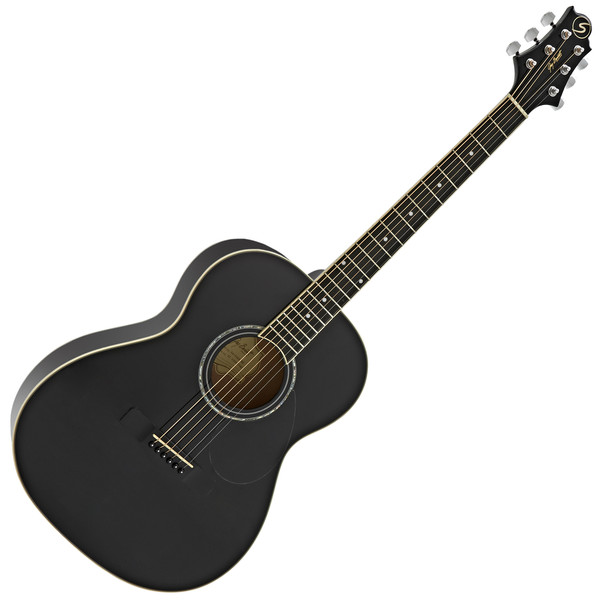 Greg Bennett GA-100S Acoustic Guitar, Black