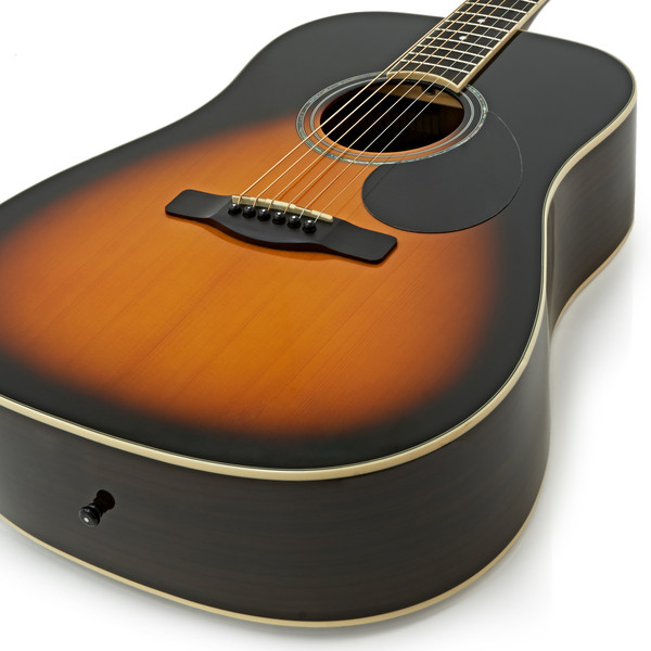 DISC Greg Bennett GD-100RS Acoustic Guitar, Vintage Sunburst at