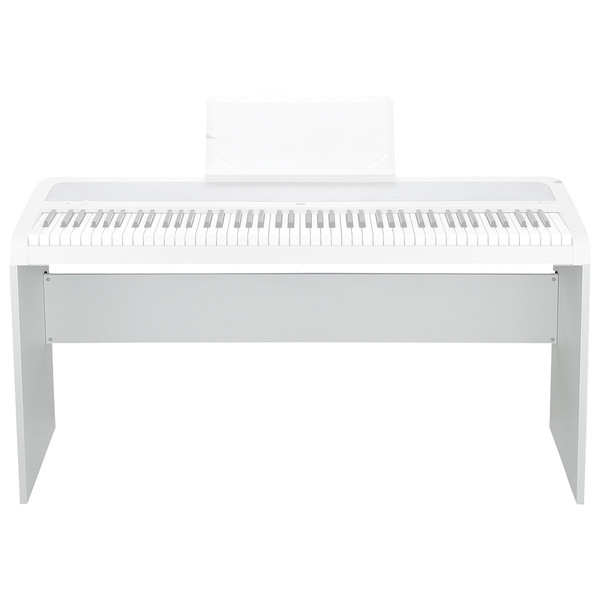 Korg B2 Digital Piano Stand, White - Piano View (Not Included)