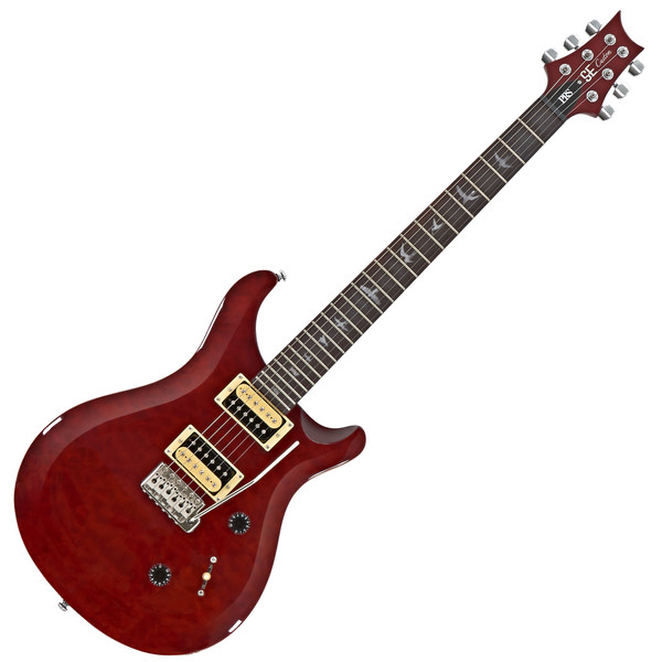 PRS SE Custom 24 Quilt Top Electric Guitar, Black Cherry - Ex Demo