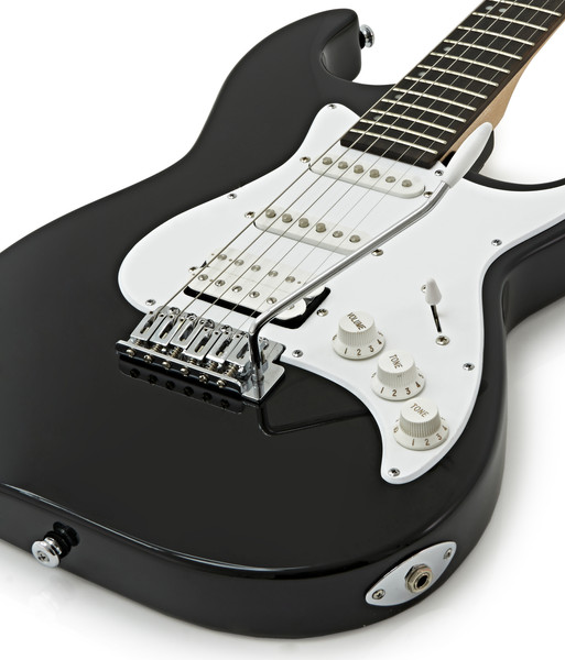 DISC Greg Bennett Malibu MB-2 Electric Guitar, Black at Gear4music
