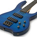 Greg Bennett Delta DB-204 Bass Guitar, Trans Blue