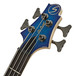 Greg Bennett Delta DB-204 Bass Guitar, Trans Blue