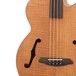 Aria FEB Fretless Electro Acoustic Bass Guitar, Flame Natural