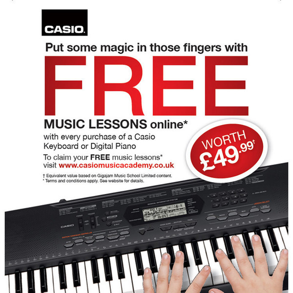 DISC Casio LK-160 Keylighting Keyboard at Gear4music