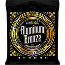 Ernie Ball 2566 Aluminium Bronze Westerngitarre Saiten, 12-54