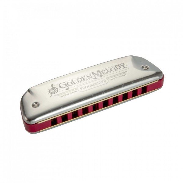 Hohner M542016X Golden Melody Classic Harmonica, C