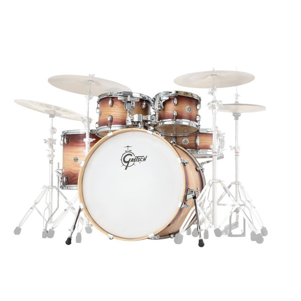 Gretsch Drums Catalina Ash 5 Pc Shell Pack, Walnut Natural Burst