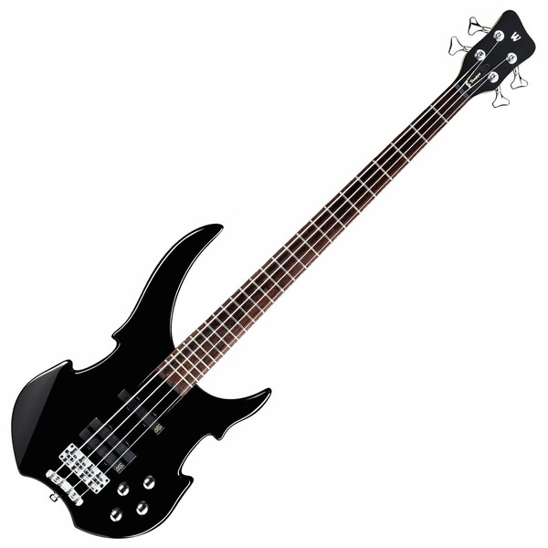 Warwick Rockbass Vampyre 4-String Bass, Black High Polish