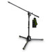 Gravity GMS4211B Short Microphone Stand with Telescoping Boom