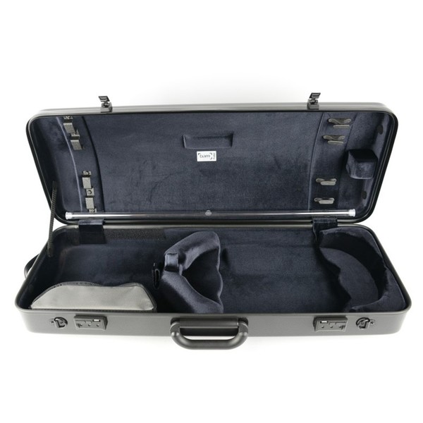 BAM 2201XL Hightech Oblong Viola Case, Black Carbon, Inside