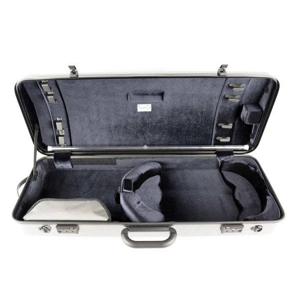 BAM 2201XL Hightech Viola Case, Silver Carbon