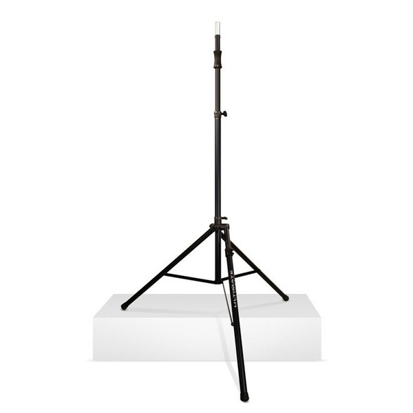 Ultimate Support TS-110BL Tall Speaker Stand, Lift Assist + Leveling