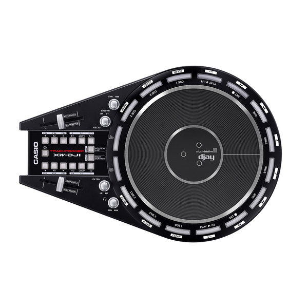 Casio XW-DJ1 DJ Controller with Integrated 7-Inch Platter