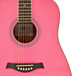 Dreadnought Electro Acoustic Guitar by Gear4music, Pink