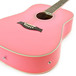 Dreadnought Electro Acoustic Guitar by Gear4music, Pink