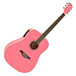 Dreadnought Electro Acoustic Guitar by Gear4music, Pink