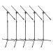 Boom Mic Stand by Gear4music, 5 Pack