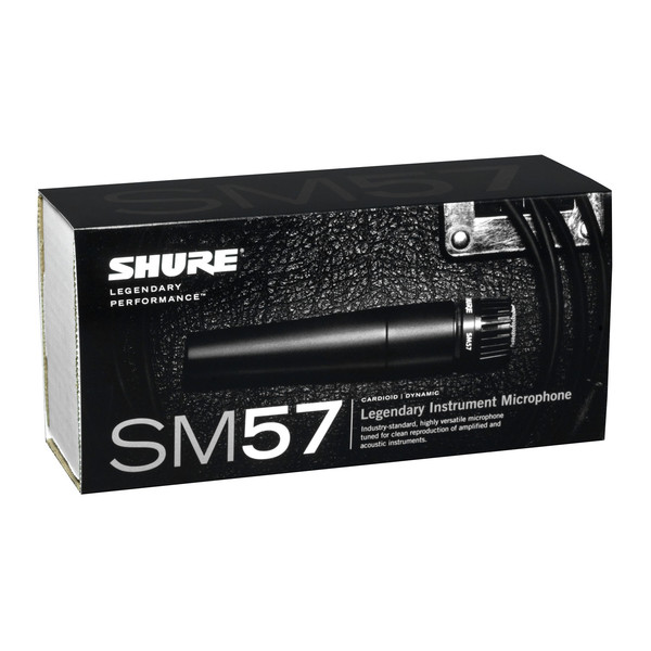 Shure SM57 Dynamic Instrument Microphone at Gear4music