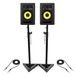 KRK Rokit RP6 G3 Active Monitors, Pair Including Monitor Stands