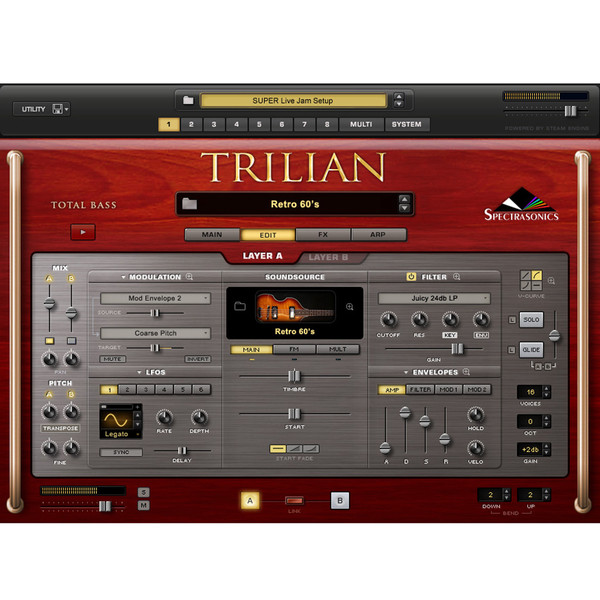 Spectrasonics Trilian Total Bass Module at Gear4music