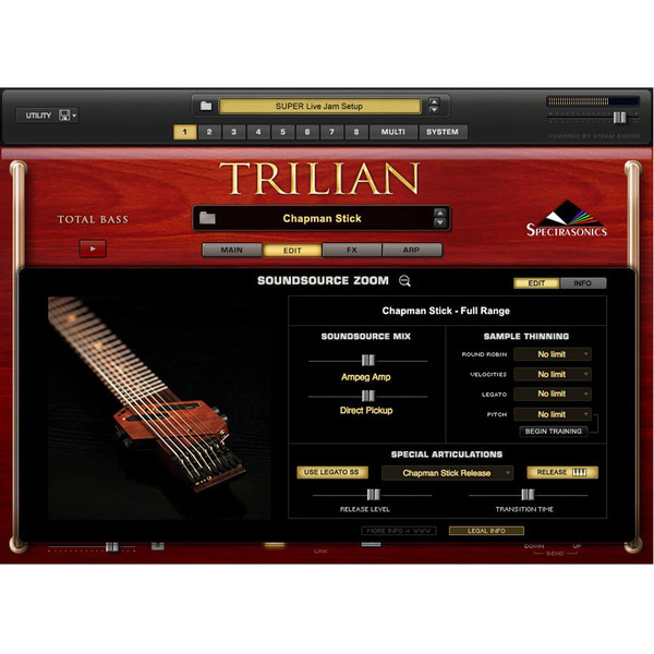 Spectrasonics Trilian Total Bass Module na Gear4Music.com
