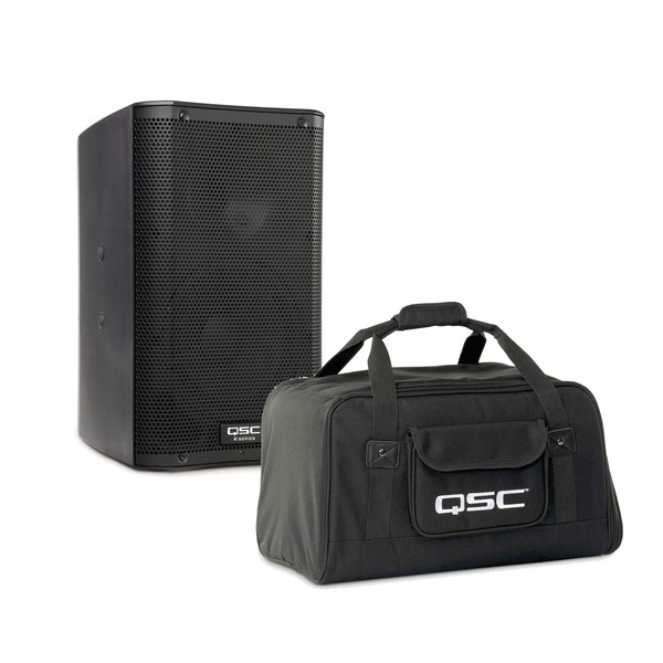 QSC K10 Active PA Speaker with Tote Carry Bag