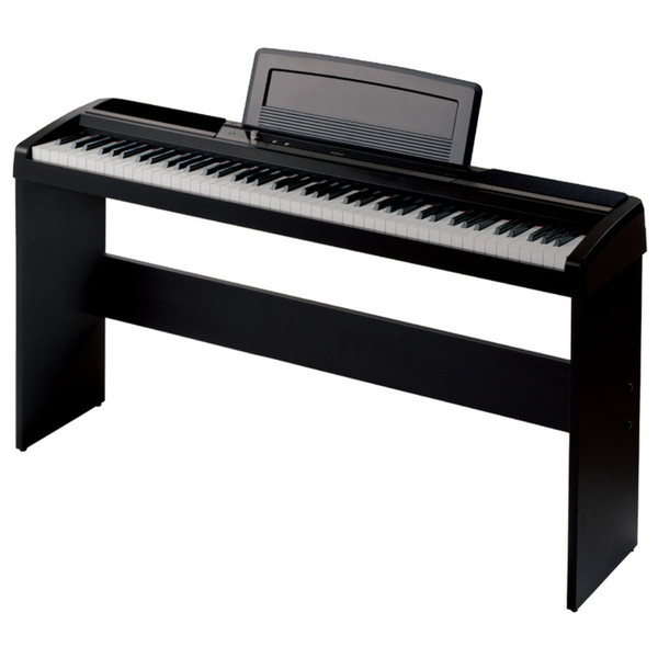 Korg SP-170S Compact Piano, Black + Stand, Bench and Headphones