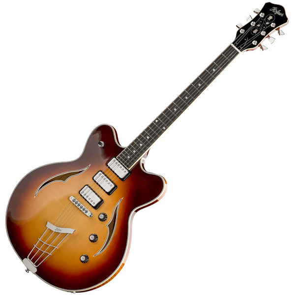 Hofner German Verythin Custom Electric Guitar, Sunburst