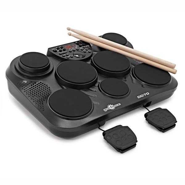 DD70 Portable Electronic Drum Pads by Gear4music