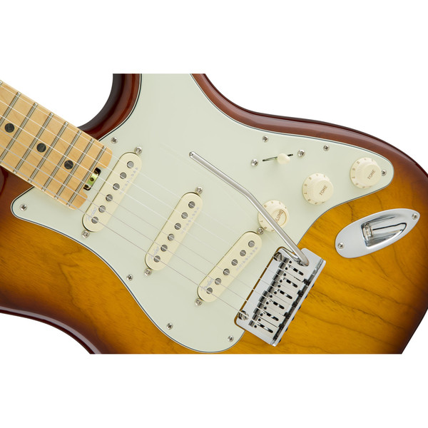DISC Fender American Elite Stratocaster MN, Tobacco Sunburst at Gear4music