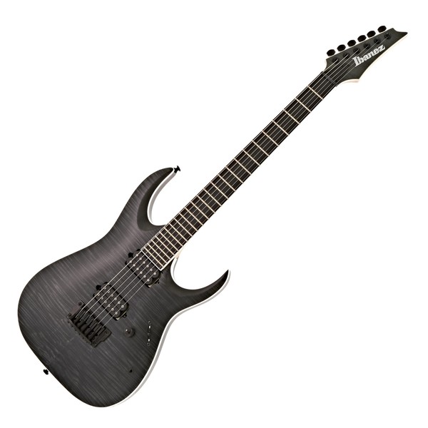 Ibanez Iron Label RGAIX6FM Electric Guitar, Trans Gray Flat