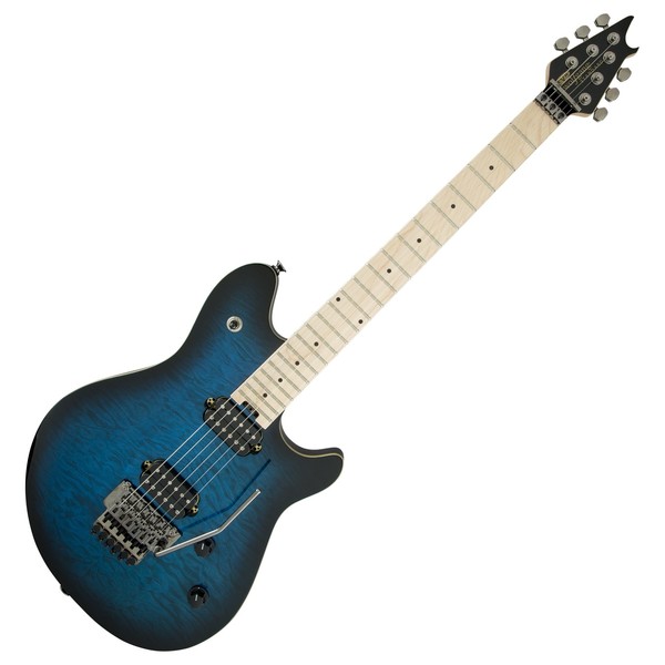 EVH Wolfgang Standard Electric Guitar, MN, Transparent Blue Burst