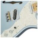 Fender American Elite Tele Thinline MN, Blue