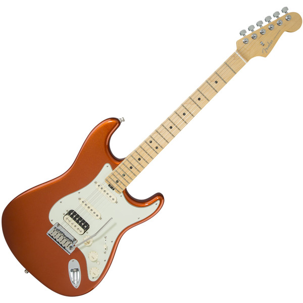 Fender American Elite Stratocaster, HSS MN, Autumn Blaze Metallic