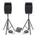 Phonic PA System with Active Speakers and Mixer