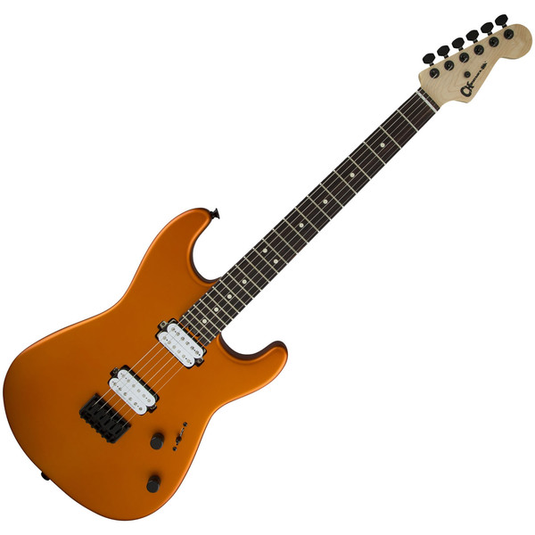 Charvel San Dimas Pro Mod SD1 HH HT Electric Guitar, Satin Orange Blaze