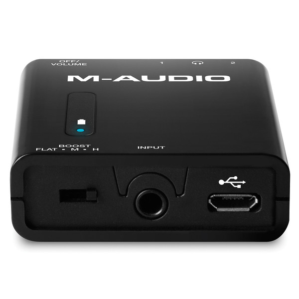 M-Audio Bass Traveler Headphones Amp - Bottom View