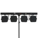 80w LED Par Set by Gear4music + Fog Machine