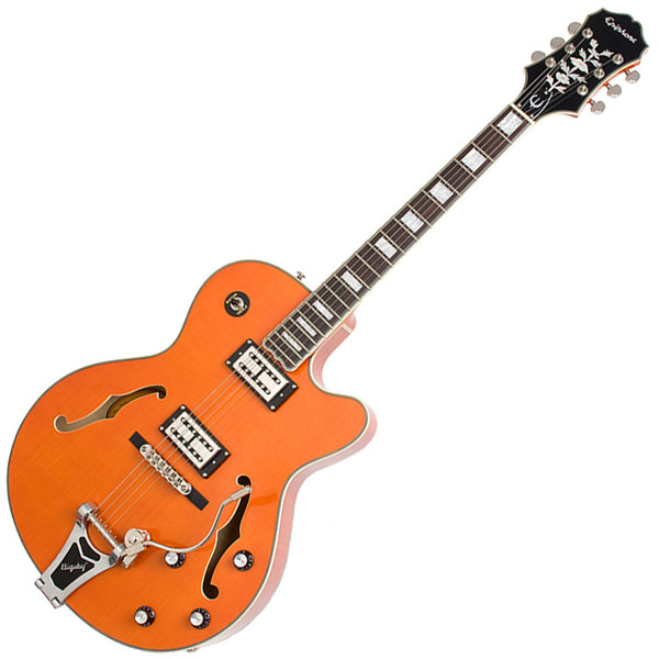 Epiphone Emperor Swingster Archtop Electric Guitar, Sunrise Orange