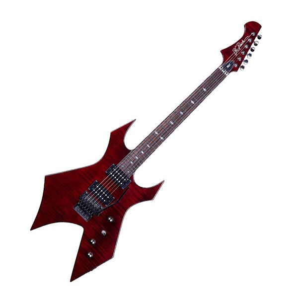 BC Rich Warlock MK7 Guitar with Floyd Rose, Trans Black Cherry