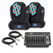 36 x 3w LED Moving Head Twin Pack by Gear4music