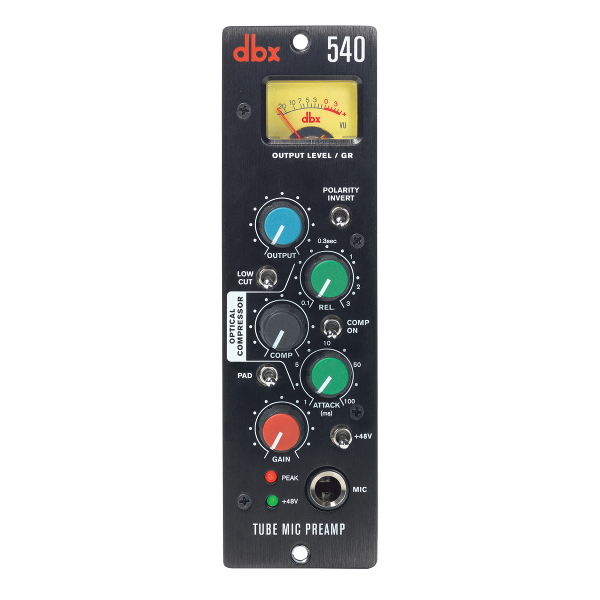 DISC dbx 540 Tube Mic Preamp with Optical Compressor | Gear4music